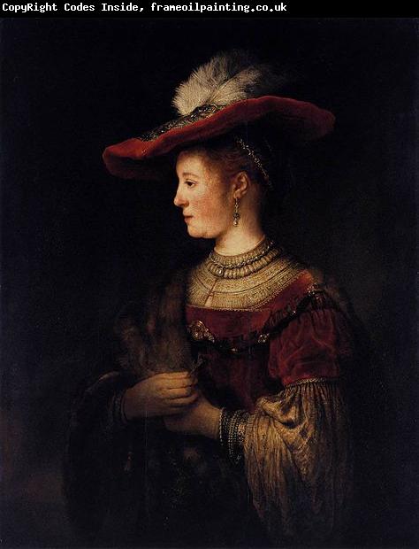 Rembrandt Peale Saskia in Pompous Dress